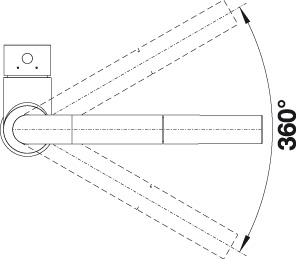 BLANCO MILA-S Metaloverflader